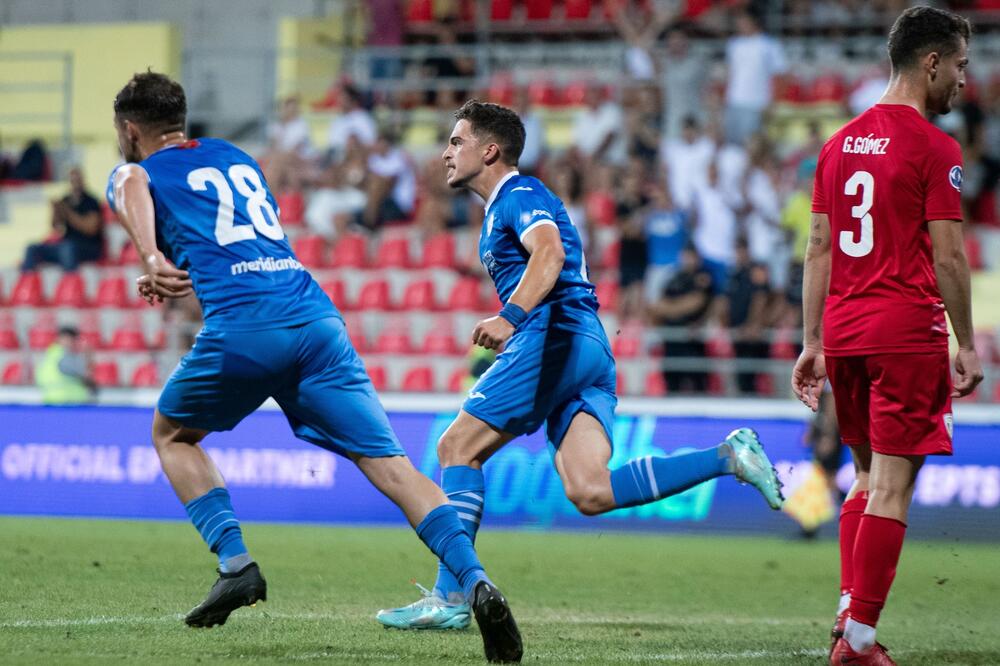 Đorđe Šaletić proslavlja gol, Foto: FK Sutjeska