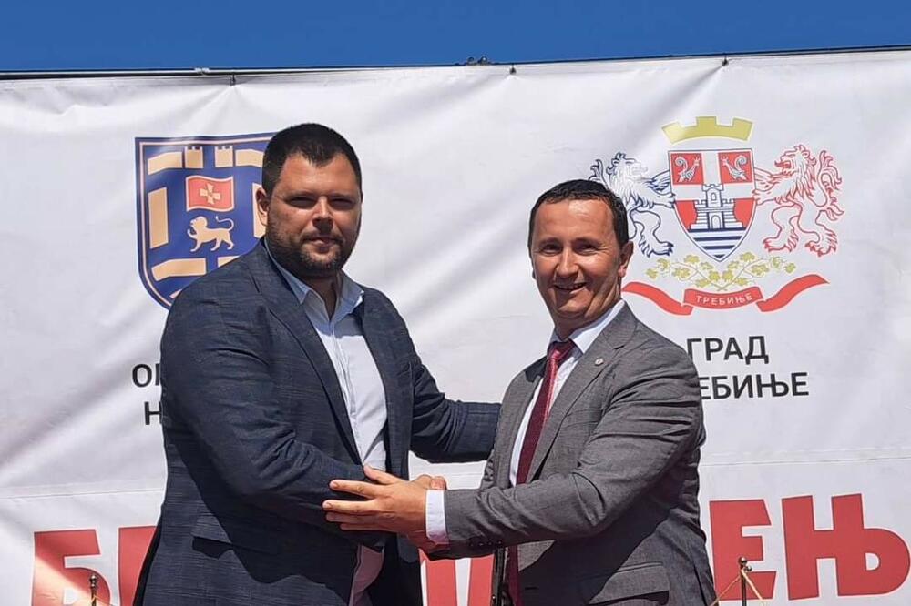 Kovačević i Ćurić, Foto: Opština Nikšić