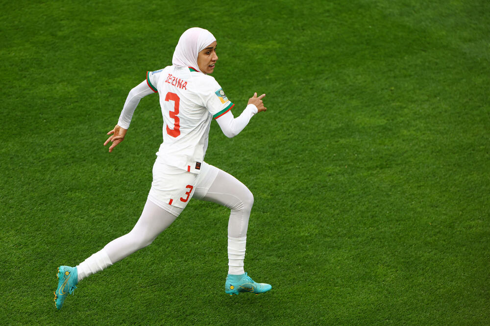 Benzina je prva odigrala utakmicu Mundijala u hidžabu, Foto: REUTERS