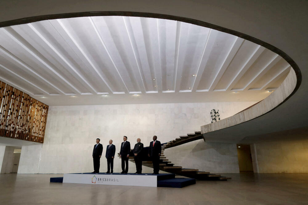 Lideri BRIKS-a na samitu u Braziliji u novembru 2019. 