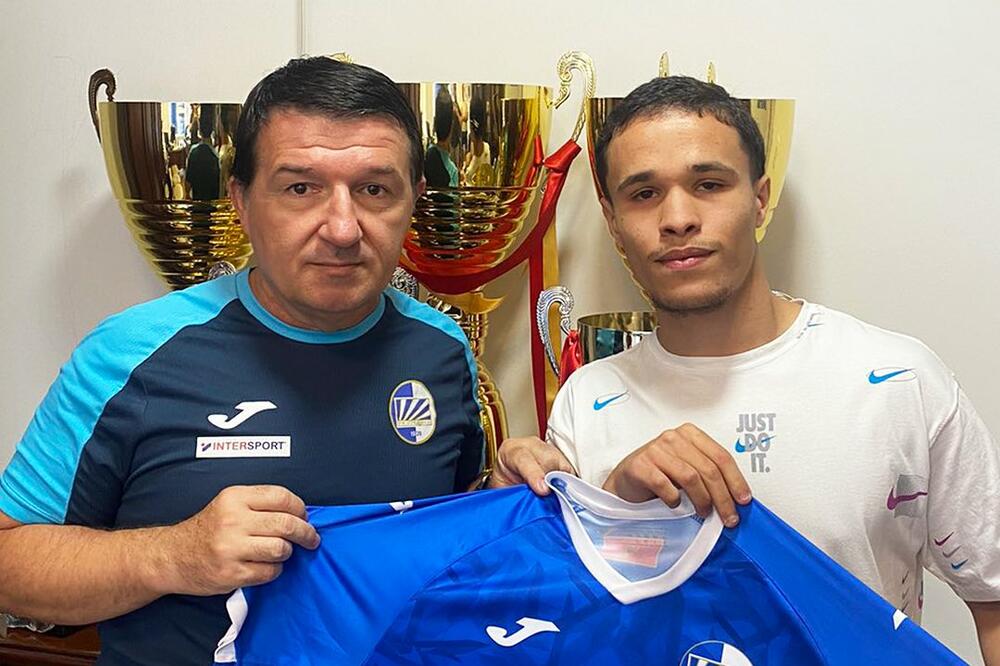 Savjetnik za sportska pitanja i transfere u Sutjesci Igor Ćulafić i Janis Begdadi, Foto: FK Sutjeska