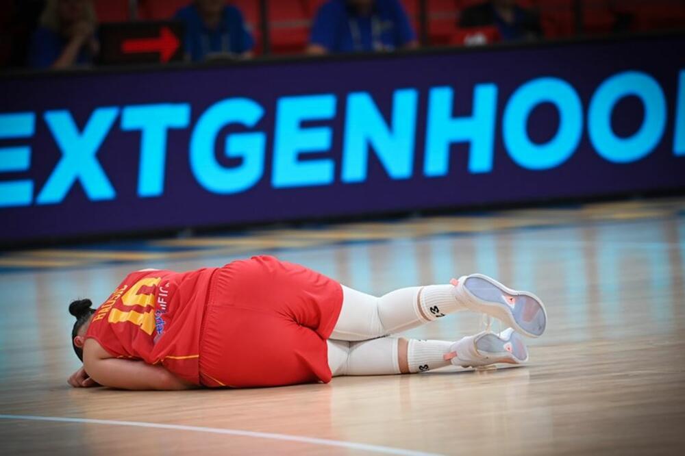 Marija Baošić tokom utakmice sa Italijom, Foto: FIBA