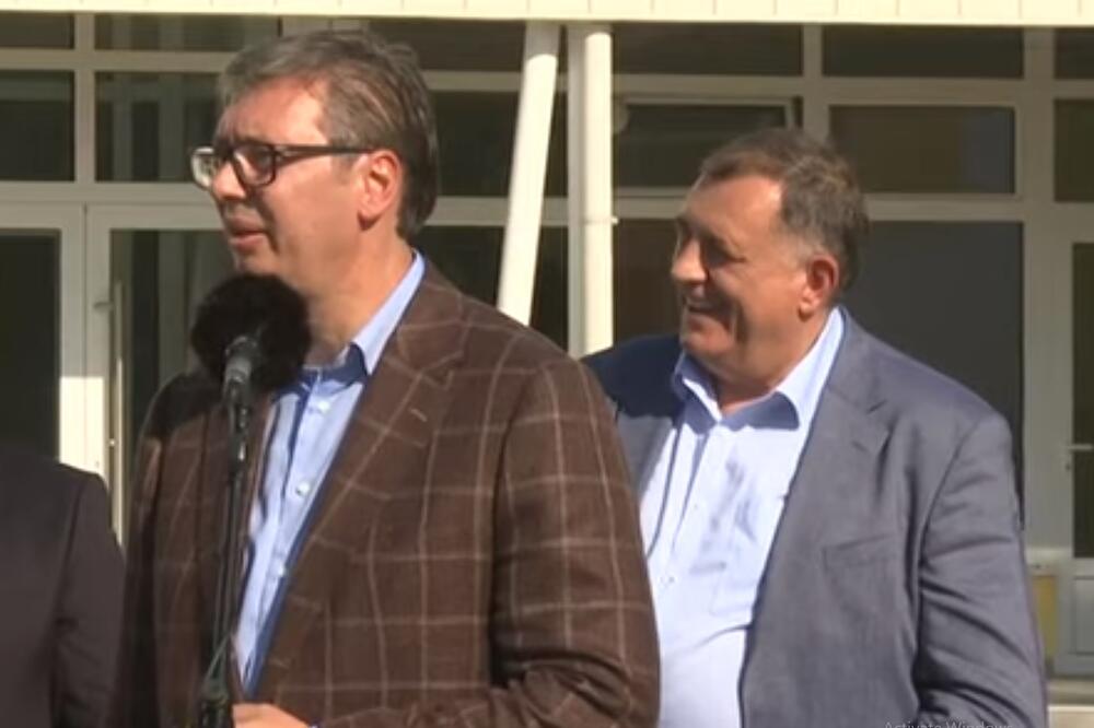 Vučić i Dodik, Foto: Printscreen YouTube