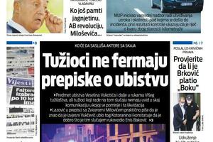 Naslovna strana "Vijesti" za 5. avgust 2023. godine