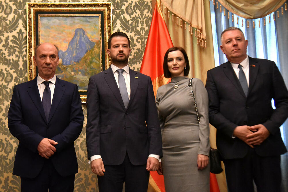 Milatović i predstavnici CIVIS-a, Foto: Boris Pejović