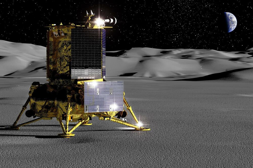 Ilustracija Lune-25 na Mjesecu, Foto: Shutterstock