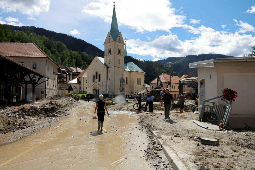 Poplave u Sloveniji, Foto: Reuters