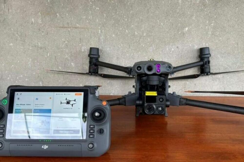 Osmatrački dron, Foto: Služba zaštite i spašavanja Tivat