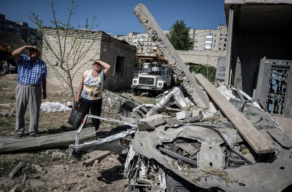 grada u Pokrovsku uništena u ruskom raketnom napadu