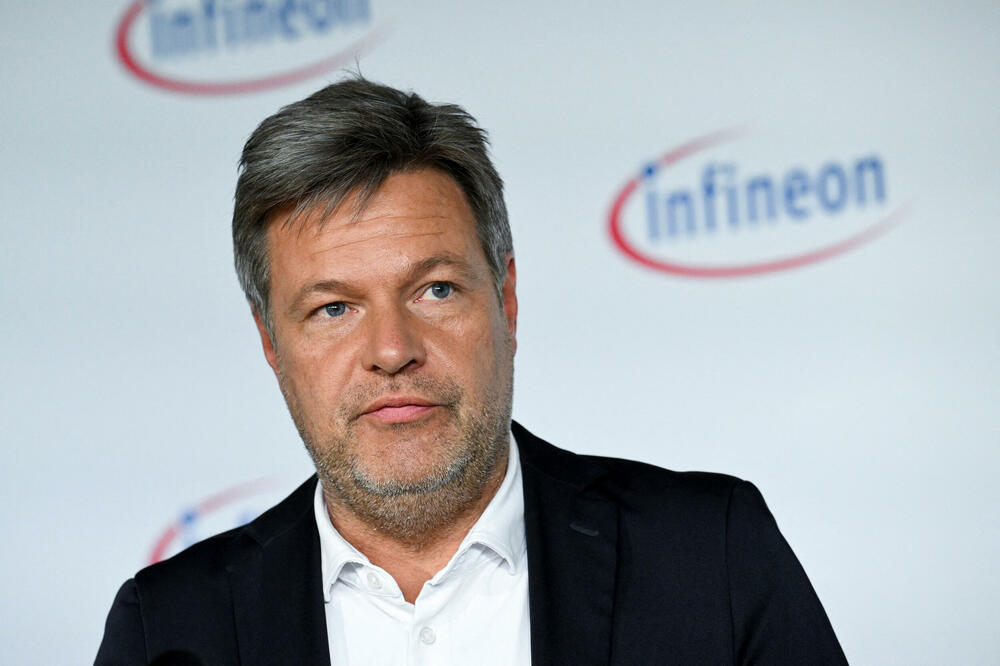 Njmački ministar privrede Robert Habek u posjeti kompaniji "Infineon", Foto: Reuters