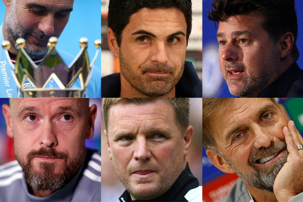 Svi jure Siti i Gvardiolu: Izazivači Arteta, Poketino, Ten Hag, Hau i Klop, Foto: Reuters