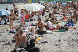 Open beaches in Odessa for the first time since the beginning of the war