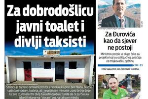 Naslovna strana "Vijesti" za 13. avgust 2023.