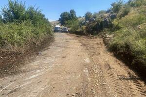 Action was carried out to improve and widen the road from Vukovac to...
