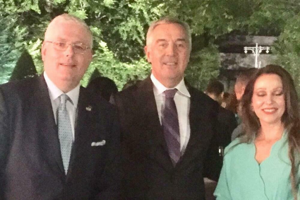 Stefan Černetić na prijemu sa Milom Đukanovićem, Foto: Foto Facebook