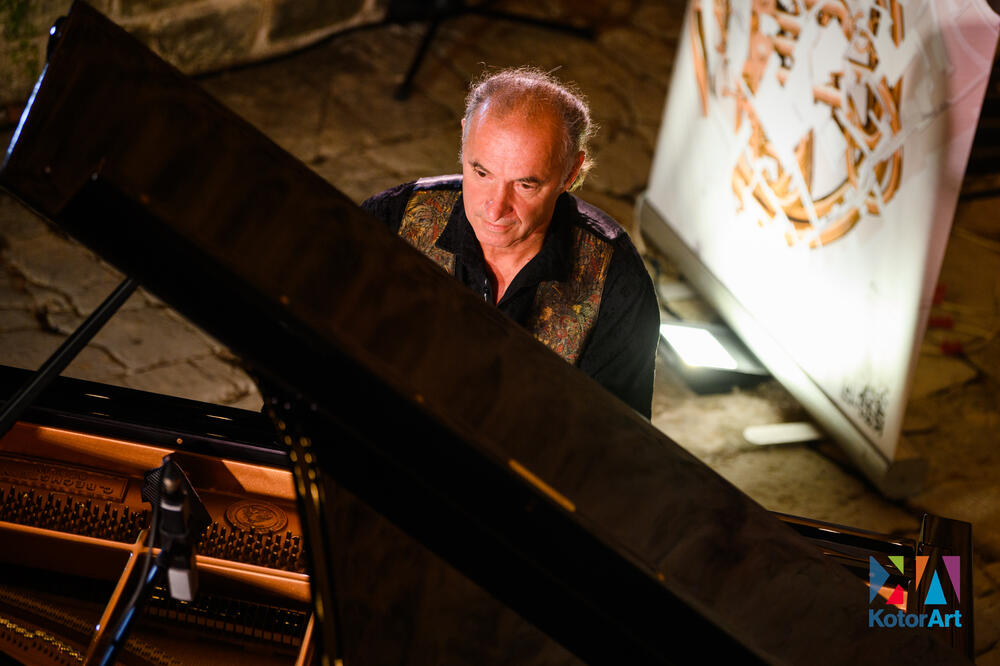 Kemal Gekić na KotorArtu, Foto: Krsto Vulović