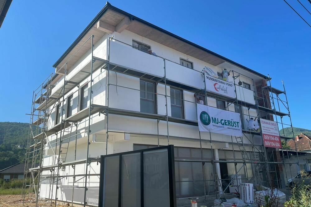 Radovi pri kraju "Hilal" centra, Foto: Jadranka Ćetković