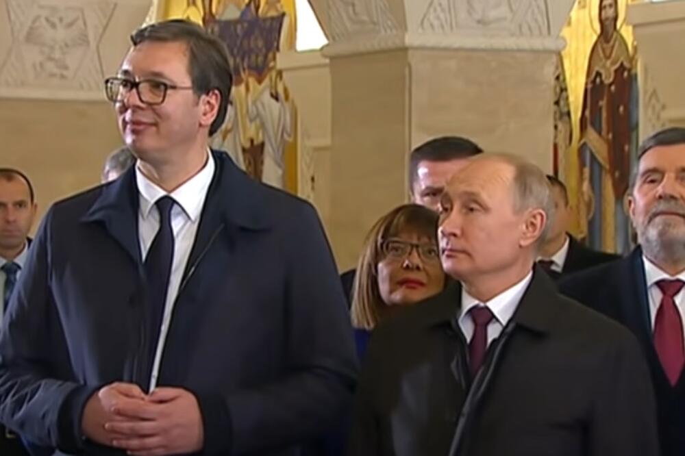 Vučić i Putin, Foto: Screenshot/Youtube