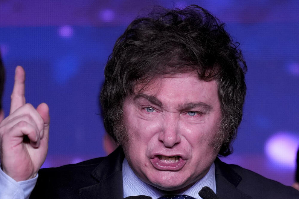 Novoizabrani predsjednik Argentine Havijer Milej, Foto: Beta/AP