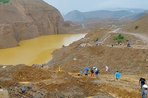 U klizištu u Mjanmaru nastradala 33 rudara