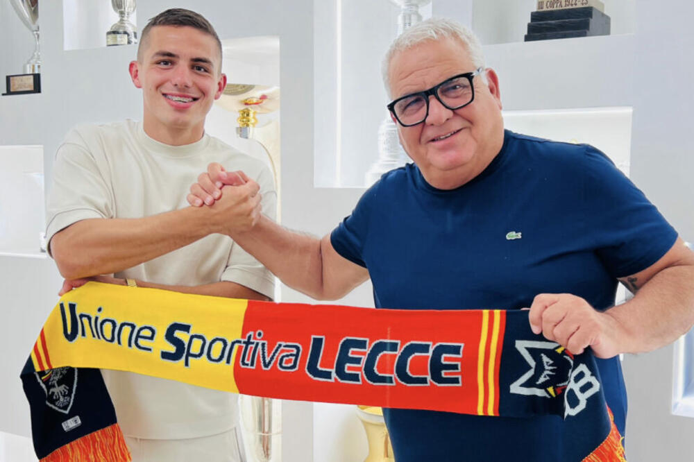 Nikola Krstović i Pantaleo Korvino, Foto: Lecce