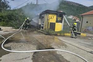 Tivat: Ugašen požar na trafostanici, mještani Gradiošnice biće 24...