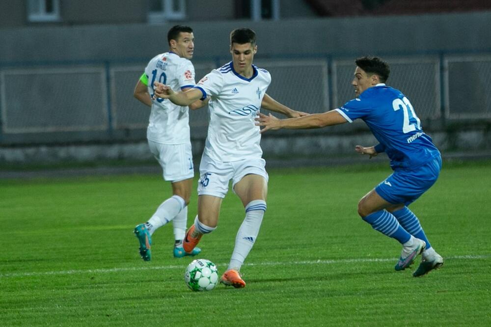 Duel Vasilija Adžića i Balše Boričića na sinoćnjem derbiju, Foto: FSCG
