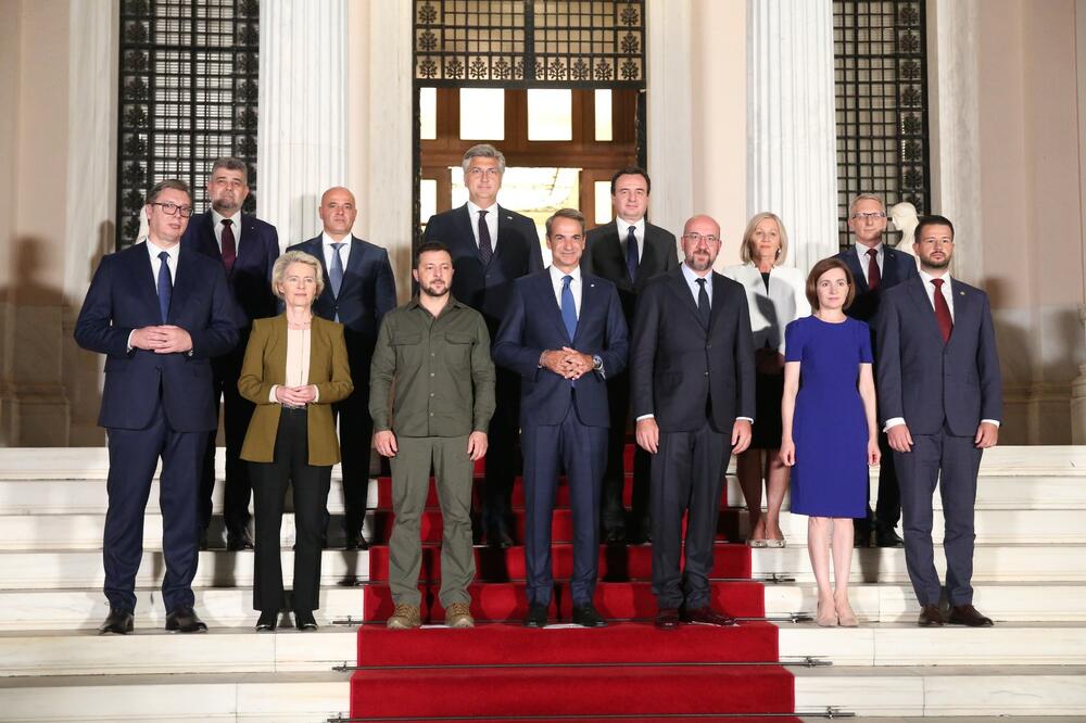 Predsjednik Ukrajine, lideri EU i Zapadnog Balkana u Atini, 21. avgusta 2023. godine, Foto: Kabinet predsjednika Crne Gore