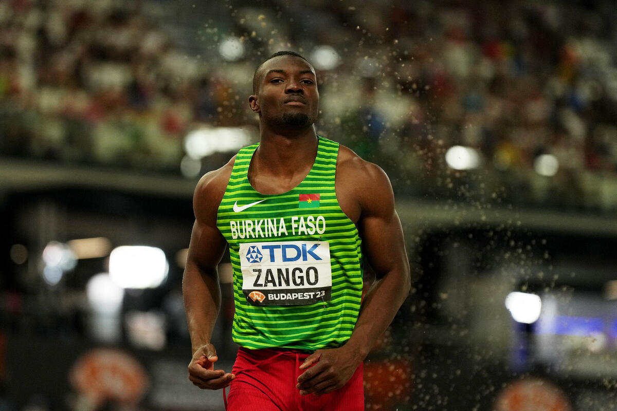Zango is the new triple jump world champion