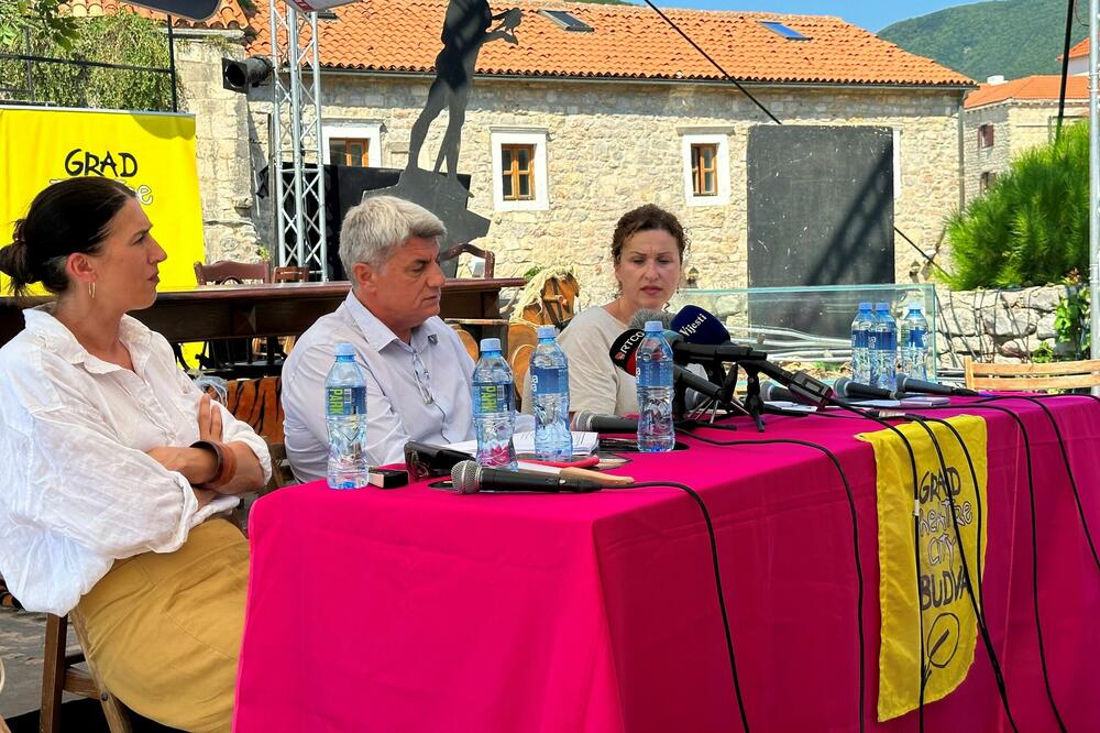 Sa završne konferencija za novinare povodom zatvaranja 37. festivala Grad teatar, Foto: Vuk Lajović