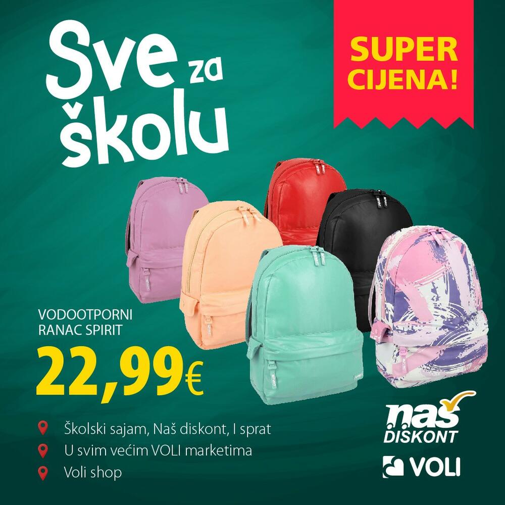 <p>Po najpovoljnijim cijenama, u Našem diskontu na prvom spratu!</p>