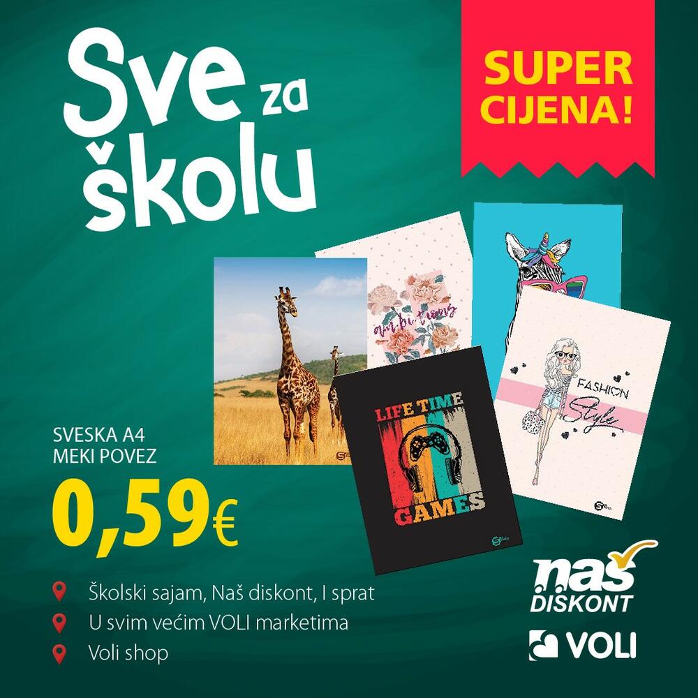 <p>Po najpovoljnijim cijenama, u Našem diskontu na prvom spratu!</p>