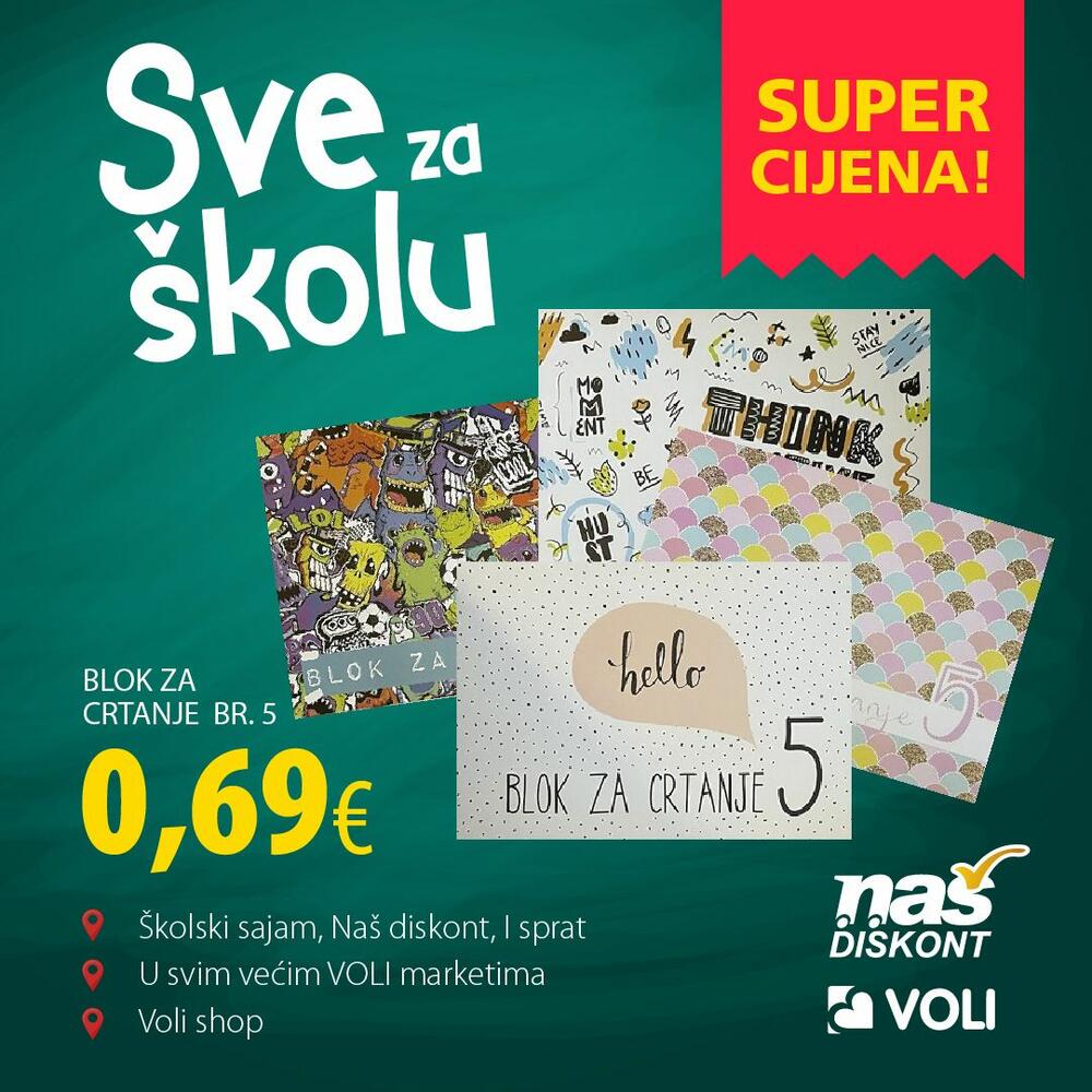 <p>Po najpovoljnijim cijenama, u Našem diskontu na prvom spratu!</p>