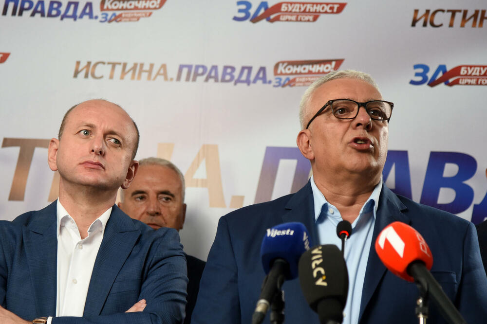 Lideri koalicije ZBCG Milan Knežević i Andrija Mandić (ilustracija), Foto: Luka Zeković