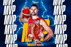 MVP Vučević: 27 poena, 10 skokova, dvije blokade...