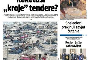 Naslovna strana "Vijesti" za 27. avgust 2023.