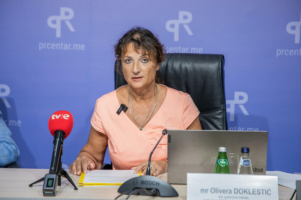 Olivera Doklestić, dipl. građevinski inženjer, predsjednica NVO Ekološko društvo Boke