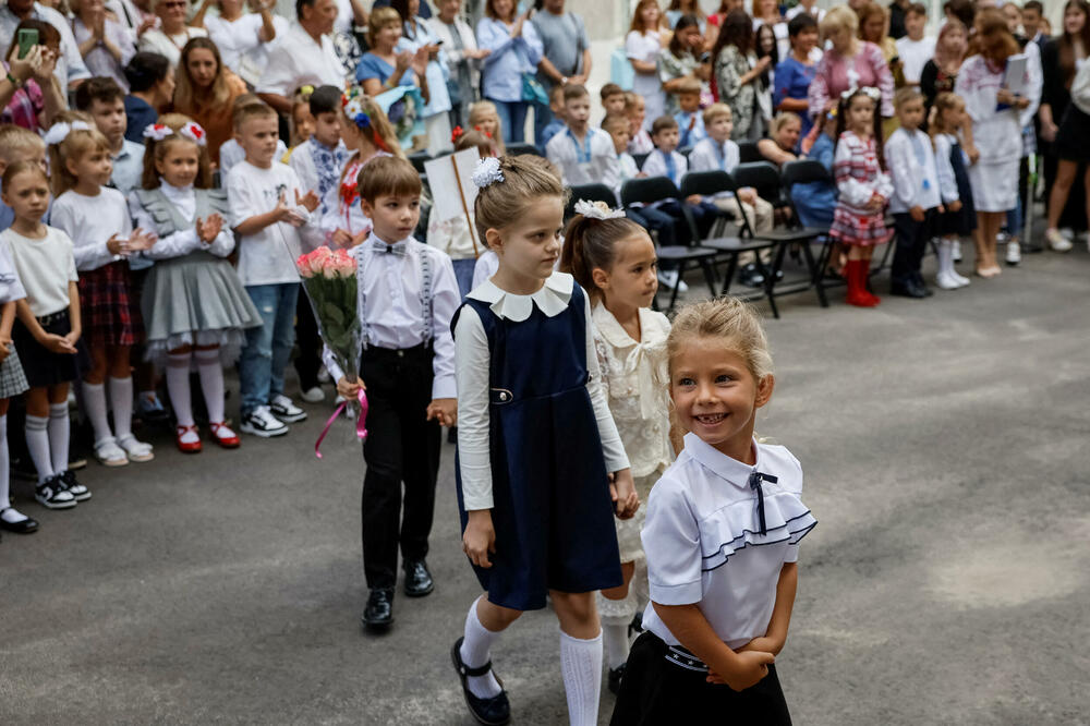 Sa ceremonije dočeka prvaka u Kijevu, Foto: Rojters