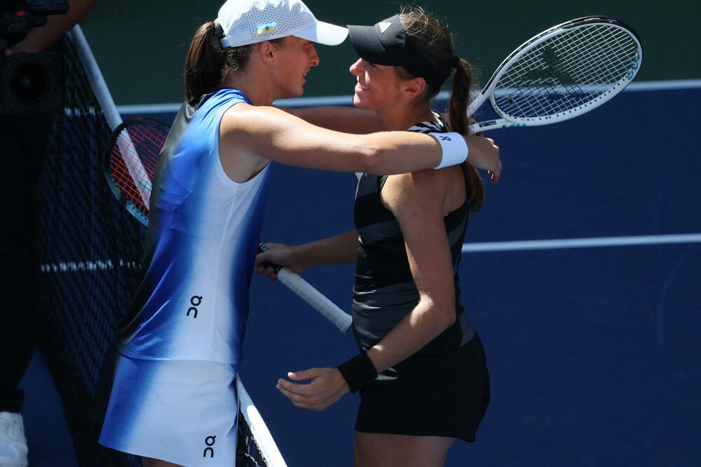 Iga se nije stigla da se oznoji protiv Kaje, Foto: REUTERS