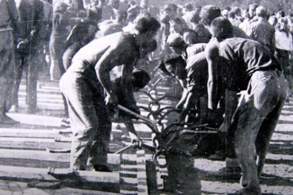 Izgradnja pruge Brčko - Banovići, Foto: Printscreen YouTube/Radio Banovici