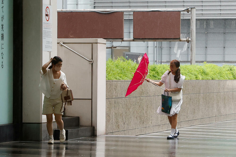 Detalj sa Tajvana dok se očekuje tajfun Haikui, Foto: Reuters