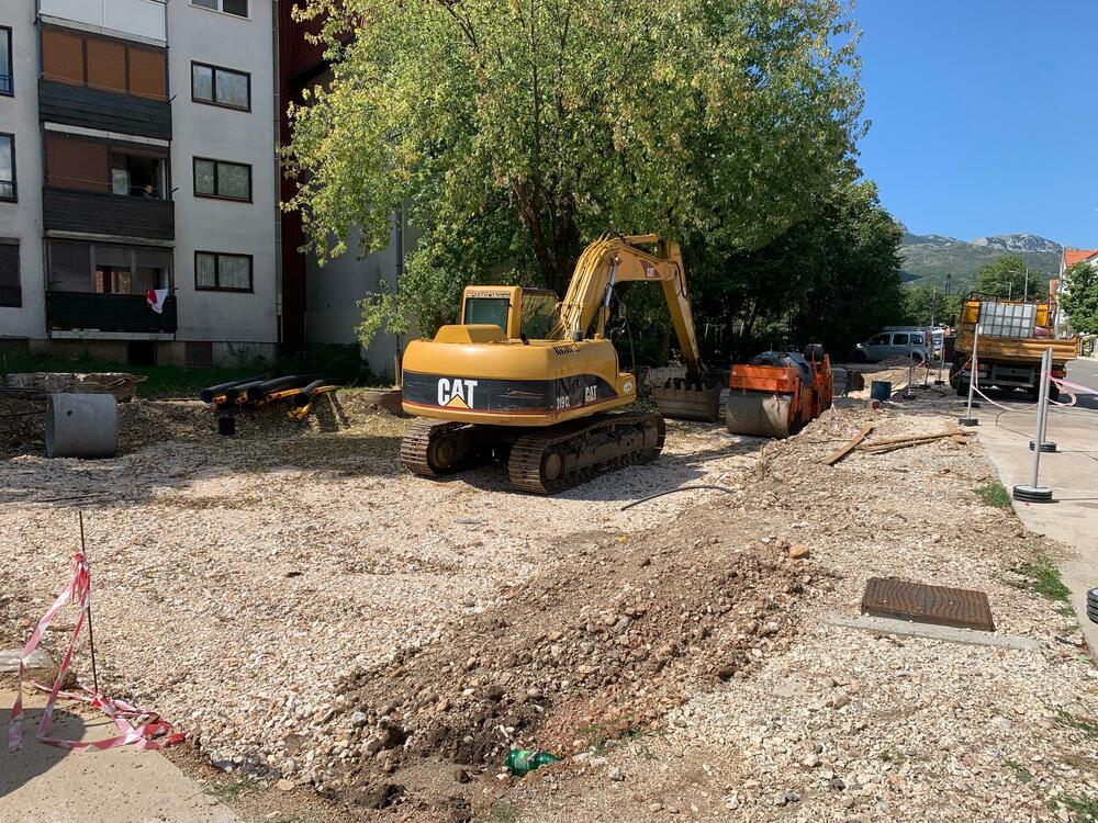 Radovi u naselju „Gipos“ na Cetinju