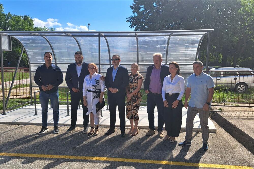 Sa otvaranja natkrivenog parkinga u Nikšiću, Foto: Privatna arhiva