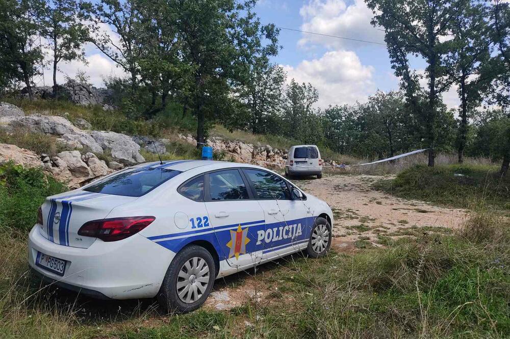 Sa lica mjesta na kojem je pronađen leš, Nikšić, 5. septembra 2023. godine, Foto: Privatna arhiva