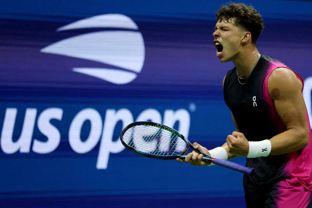 Šelton tokom četvrtfinalnog duela u Njujorku, Foto: Reuters