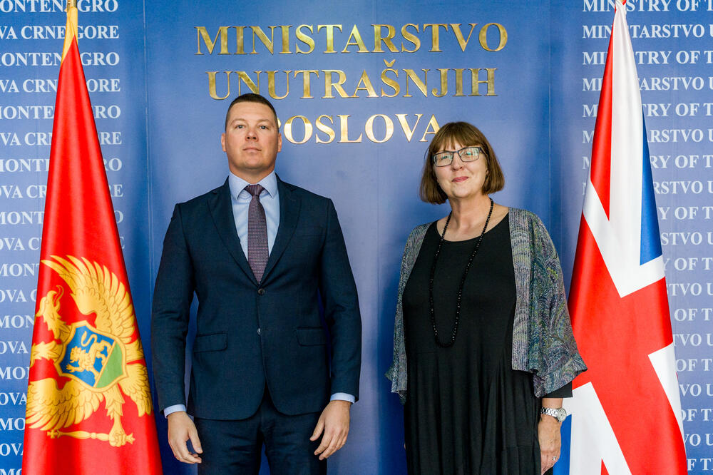 Adžić i Meken, Foto: Ministarstvo unutrašnjih poslova