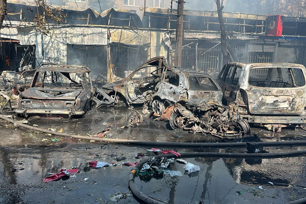 Detalj nakon napada na Konstantinovku, Foto: Reuters