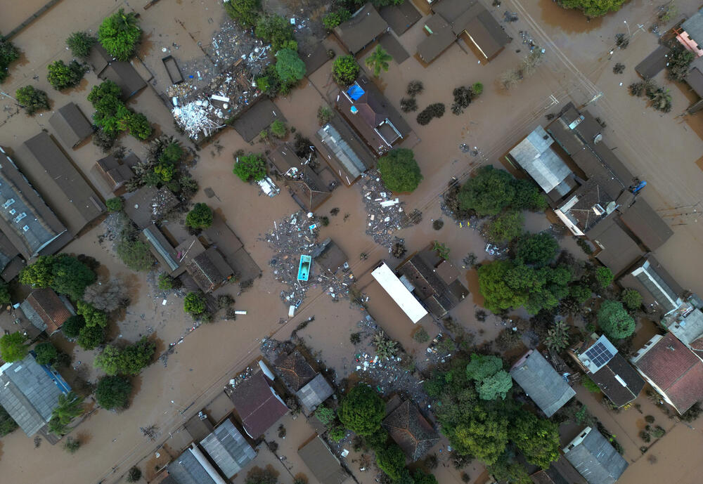 <p>Od ponedjeljka uveče registrovano je 1.650 ljudi koji su ostali bez krova nad glavom, saopštila je Vlada države Rio Grande do Sul</p>