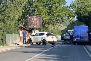 Udes na putu Podgorica-Danilovgrad: Ima povrijeđenih, saobraćaj u...