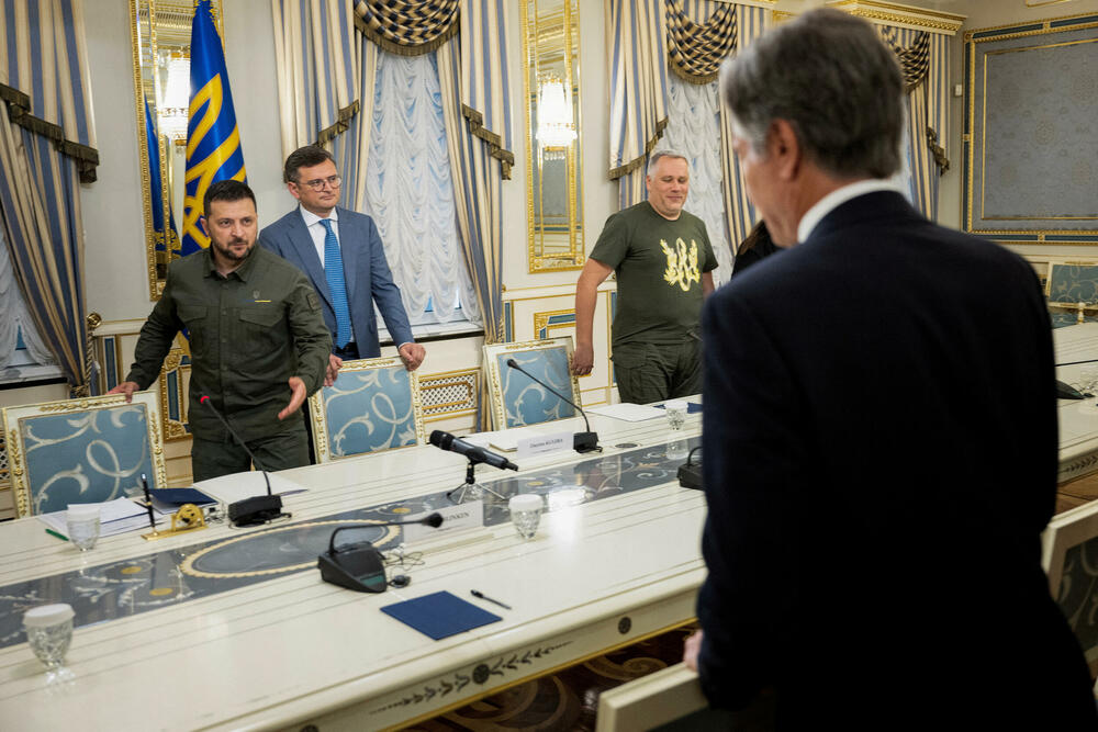 Sa sastanka Blinkena i ukrajinskih zvaničnika